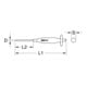 KS Tools Cacciavite per spinetta con impugnatura di protezione, rotondo-3