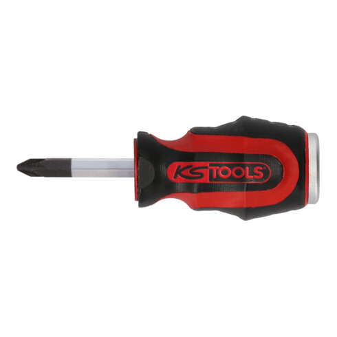 KS Tools Cacciavite a percussione ERGOTORQUEmax, PZ2, modello corto