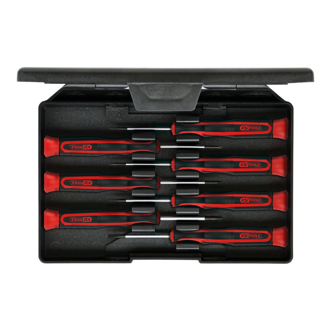 KS Tools Cacciaviti di meccanica di precisione PH e a intaglio, 7pz.