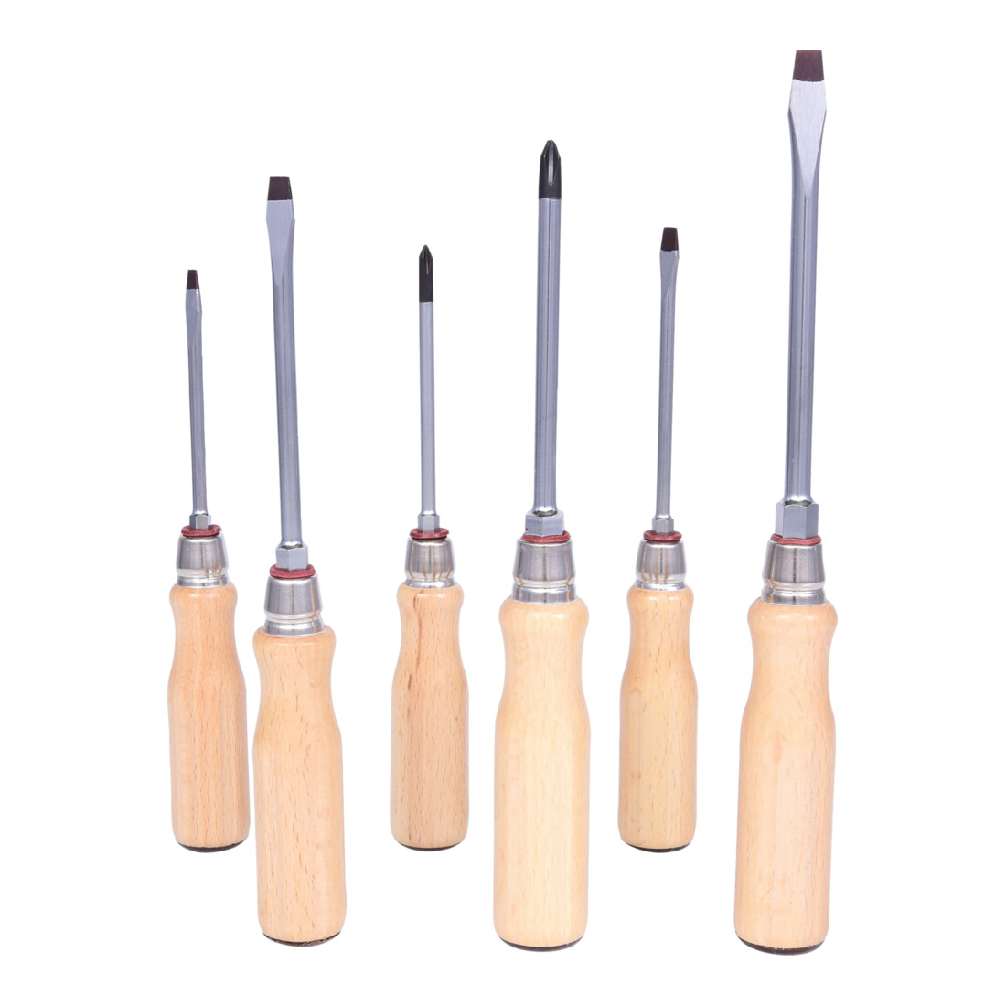 KS Tools Cacciaviti per legno ERGOTORQUE, 6pz.