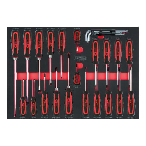 KS Tools Cacciaviti SCS, 29pz. in modulo 1/1