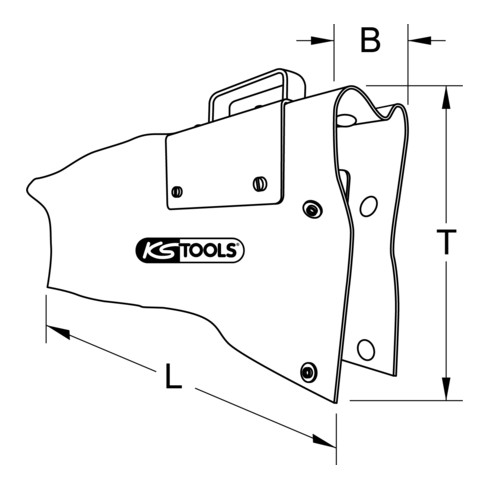 KS Tools Cache avec revêtement isolant pour baguette de fusibles