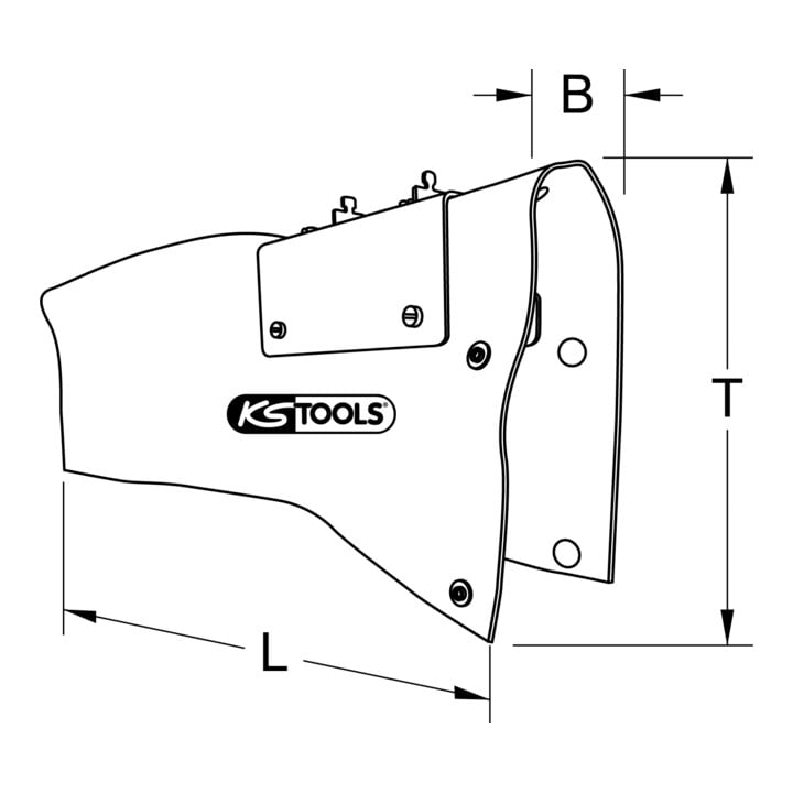 KS Tools Cache avec revêtement isolant pour baguette de fusibles
