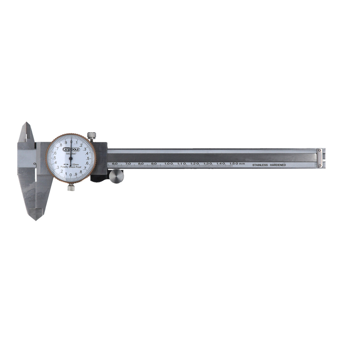 KS Tools Calibro a corsoio a quadrante, precisione misurazione +/-0,02