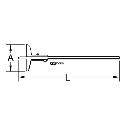 KS Tools Calibro di profondità KS Tools