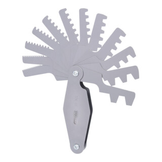 KS Tools Calibro per filettatura trapezoidale, per filettatura a 30°, 2-12mm