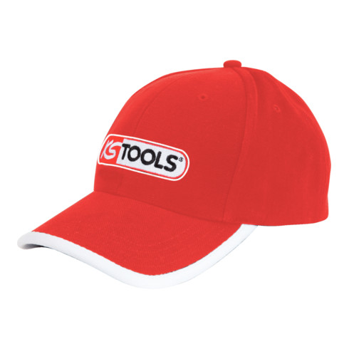 KS Tools Cappello - rosso, regolabile