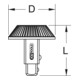 KS Tools Carré de bouton 1/2