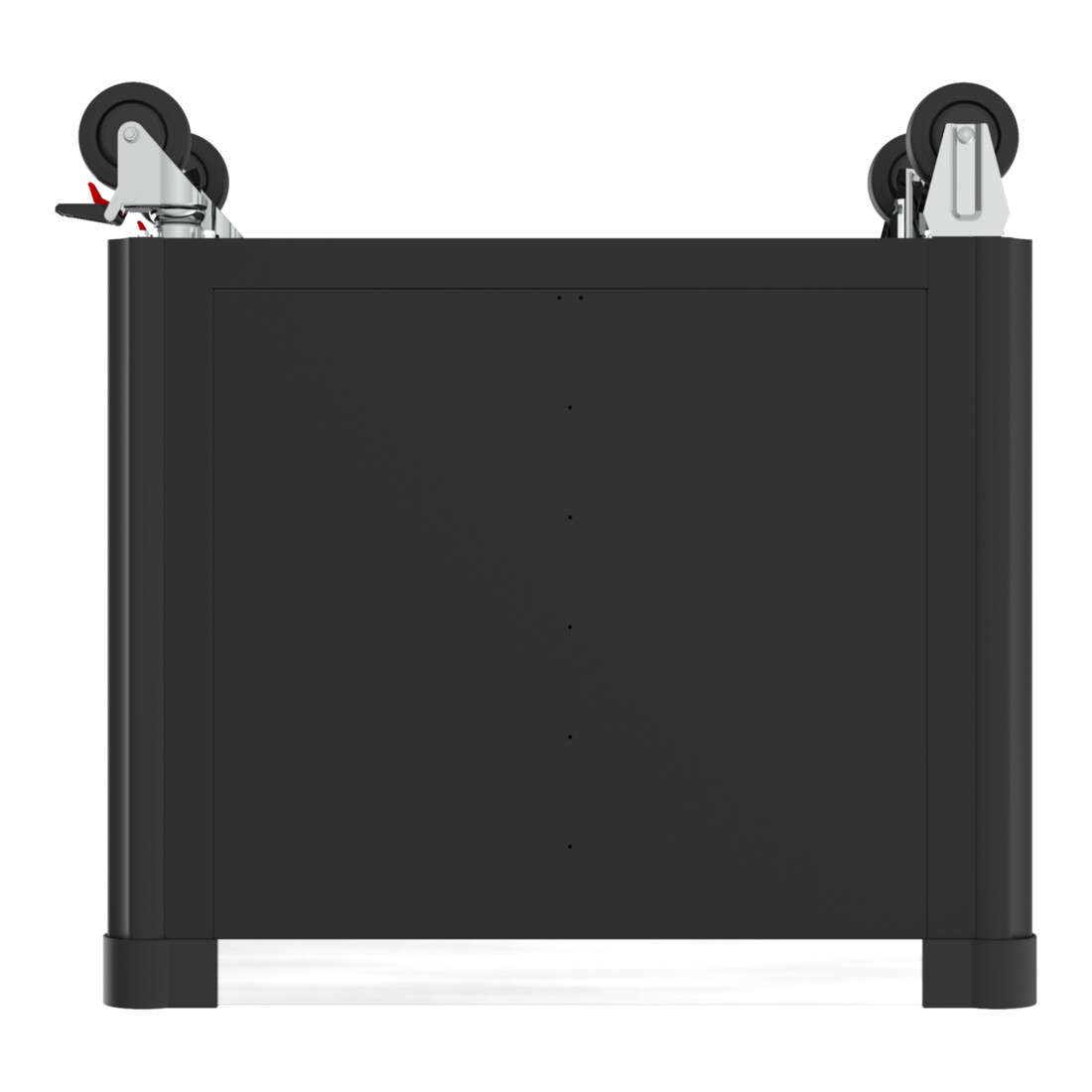 KS Tools Carrello da officina PERFORMANCEplus P25, nero/rosso, 8 cassetti