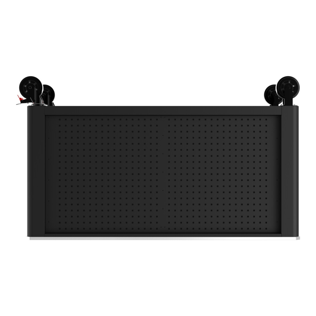 KS Tools Carrello da officina PERFORMANCEplus P40, nero/rosso,4 cassetti