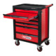 KS Tools Carrello da officina RACINGline Nero/Rosso con 7 cassetti-5