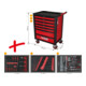 KS Tools Carrello da officina RACINGline Nero/Rosso con 7 cassetti e 215 utensili premium-1