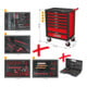 KS Tools Carrello da officina RACINGline Nero/Rosso con 7 cassetti e 515 utensili premium-1