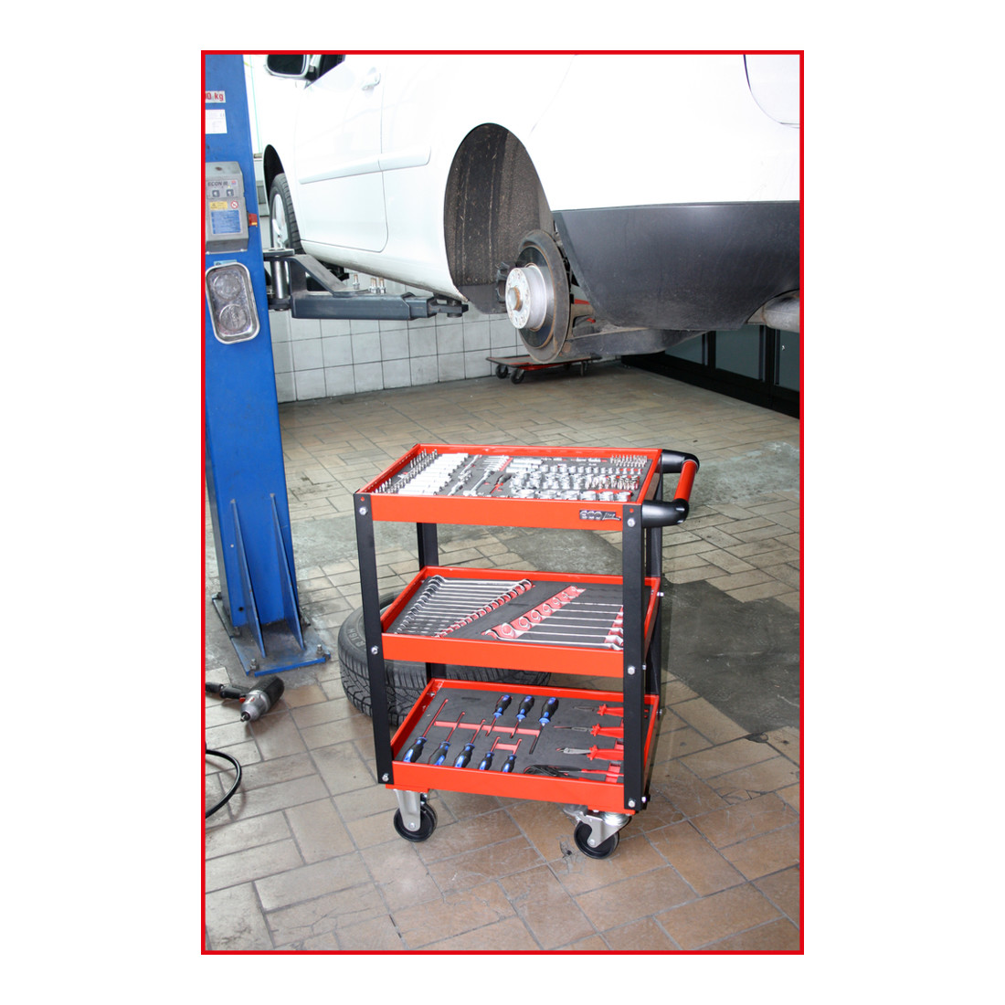 KS Tools Carrello di servizio  per officina ECOline, H850xL680xP425mm