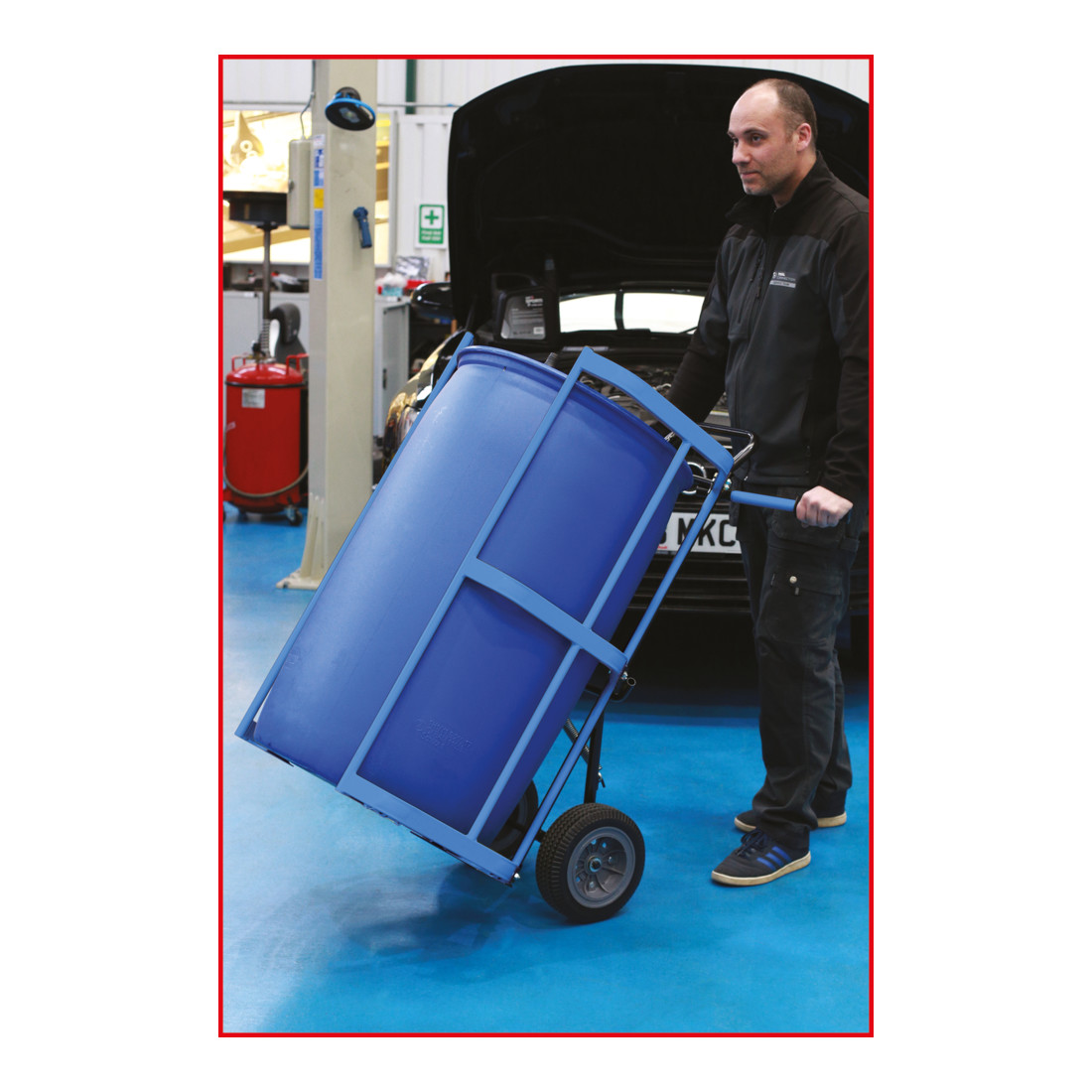 KS Tools Carrello per ruote e barili, 280 kg