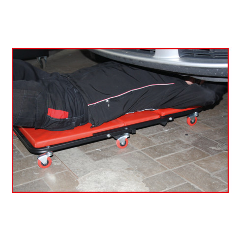 KS Tools Carrello sottomacchina mobile, a seduta ripiegabile, 1040x490mm