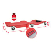 KS Tools Carrello sottomacchina mobile, L=1030xl=480xH=115mm