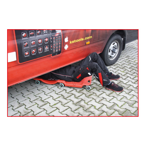 KS Tools Carrello sottomacchina mobile, L=1030xl=480xH=115mm