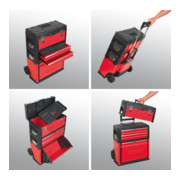 KS Tools Cassetta degli attrezzi in lamiera di plastica mobile-5