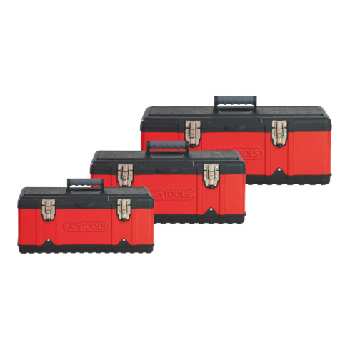 KS Tools Cassette portautensili in lamiera di acciaio e plastica, 3pz.