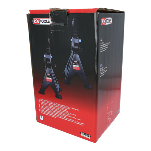 KS Tools Cavalletto in acciaio con chiusura rapida, in coppia