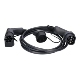 KS Tools Cavo di ricarica diritto efuturo, tipo 2 su connettore tipo 1, 1 fase, fino a 7,4kW, 32A, 230V, modalità 3,3m