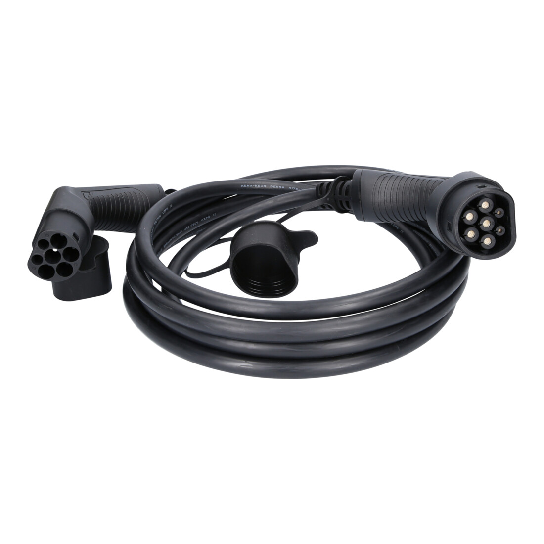 KS Tools Cavo di ricarica diritto efuturo, tipo 2 su connettore tipo 2, 3 fasi, fino a 22kW, 32A, 400V, modalità 3,5m