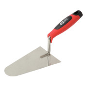 KS Tools Cazzuola per stuccatori in acciaio inox, rotonda, 200mm