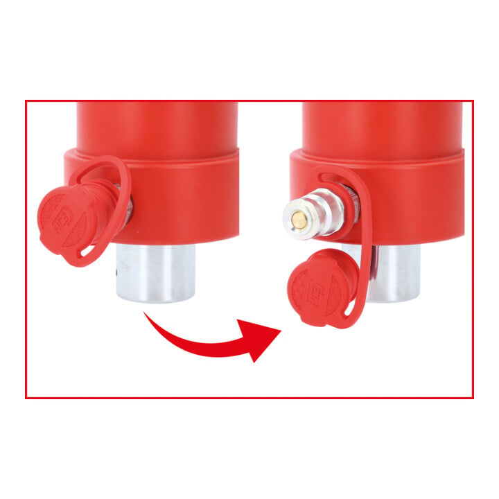 KS Tools (CEJN-) nippel hydraulisch voor aansluitdraad 1/8".
