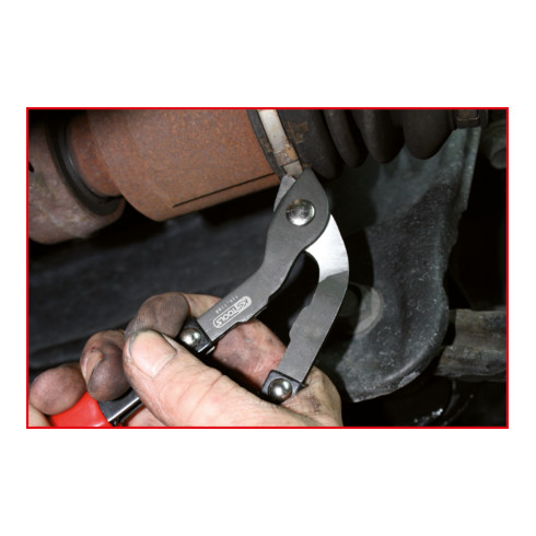 KS Tools Cesoia per fascette, angolata, 220mm