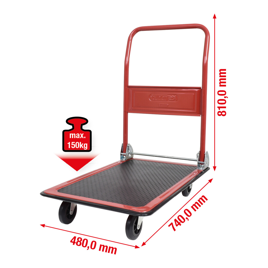 KS Tools Charriot pliant, 150kg