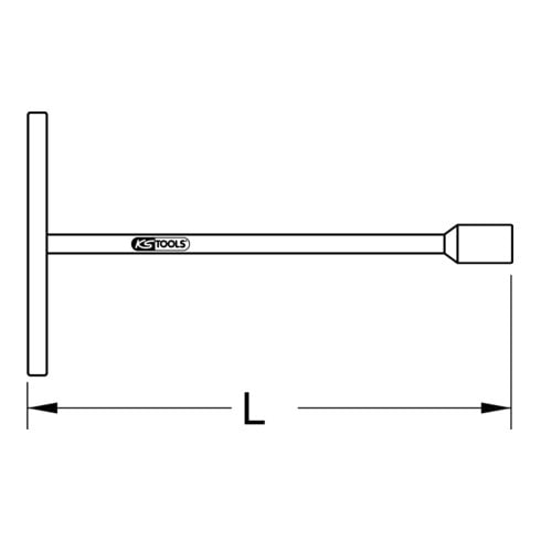 KS Tools Chiave a bussola BRONZEplus esagonale a T fissa