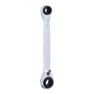 KS Tools Chiave a cricco doppia combinata GEARplus, 4in1, reversibile, 8x10x12x13mm