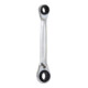 KS Tools Chiave a cricco doppia GEARplus 4in1 reversibile, 21x22x24x27mm-5