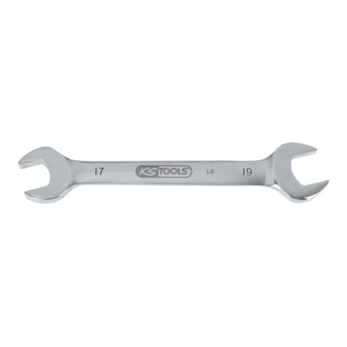 KS Tools Chiave a forchetta doppia in acciaio inox, inclinata