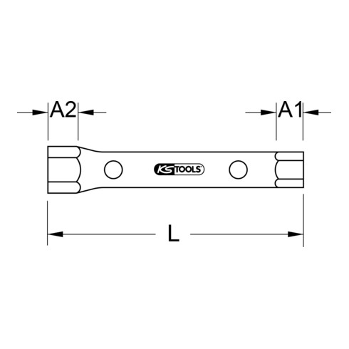 KS Tools Chiave a tubo CLASSIC, 10x13mm