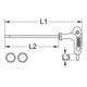 KS Tools Chiave ad esagono incassato con impugnatura a T, 3/16"-4