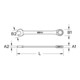 KS Tools Chiave a cricco ad anello KS Tools, diritta (metrica)-3
