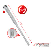 KS Tools Chiave dinamometrica di precisione ALUTORQUE 3/4", 140-760 Nm, a destra