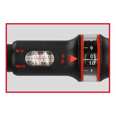 KS Tools Chiave dinamometrica ERGOTORQUE® 3/4" con testa a cricco, 110-550Nm