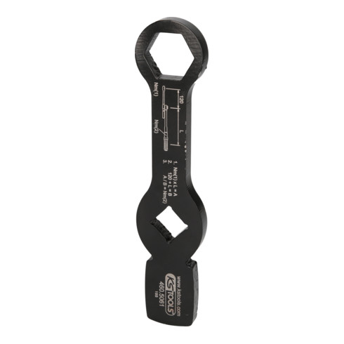 KS Tools Chiave esagonale a percussione 3/4" con 2 superfici di battuta, 30mm