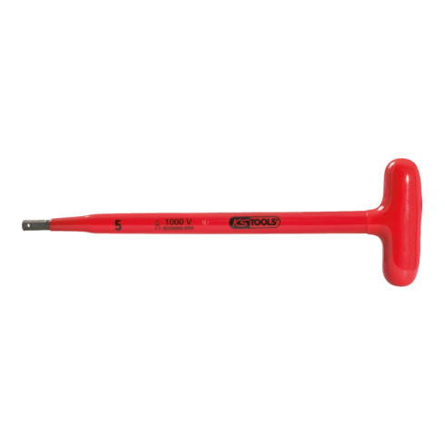 KS Tools Chiave maschio con impugnatura a T isolata, 4x200mm