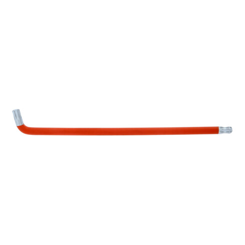 KS Tools Chiave maschio piegata TX con testa a sfera, XL, T45, angolata a 108°