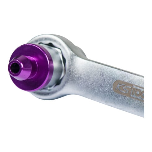 KS Tools Chiave per spurgo freni, extra corta, 9mm, viola