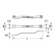 KS Tools Chiave poligonale doppia CHROMEplus aperta, a gomito, 10x11mm-3