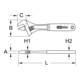 KS Tools Chiave regolabile a rulllino con impugnatura a 2 componenti -4