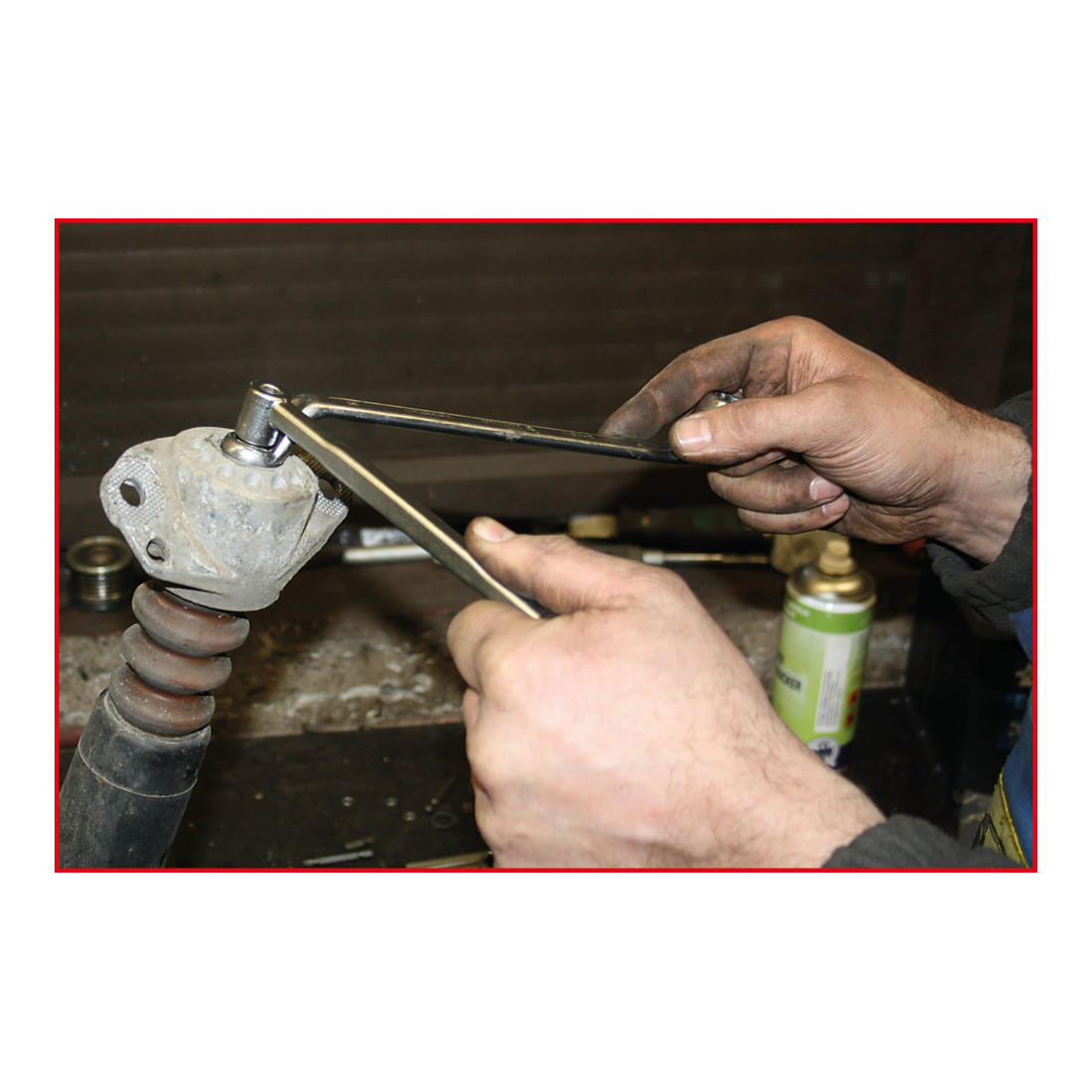 KS Tools Chiave speciale per ammortizzatori, 5,2x8/6,3x9mm