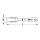 KS Tools Chiave universale a manovella, M8/M10-4