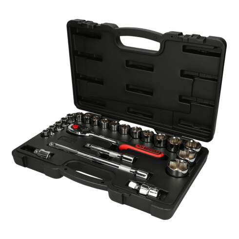 KS Tools Chiavi a bussola 1/2" CHROMEplus, 23pz.