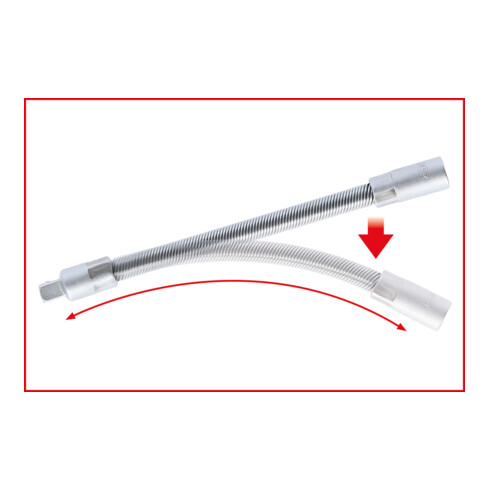 KS Tools Chiavi a bussola 1/4", 48pz.